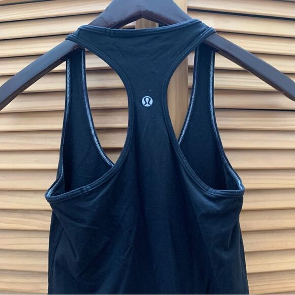 Lululemon Athletica Soft reversible Black Tank Top size 4 - Picture 3 of 4